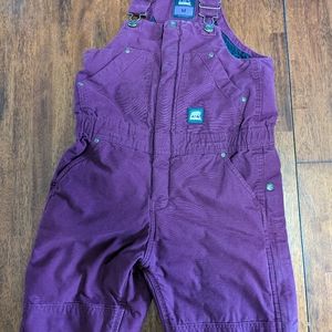 Bern winter insulated overalls/coveralls, kids medium